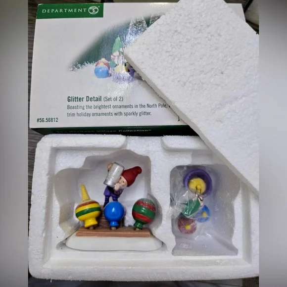 SOLD - Department 56 Glitter Detail - Picture 7 of 7